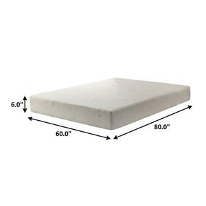 6 Inch Queen Size Aloe Vera Medium Comfort Memory Foam Mattress for Restful Sleep