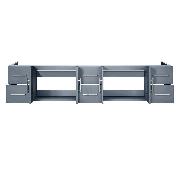 English Elm Dark Grey Double Bath Vanity - 84" W, Modern Design With Ample Storage For Organized Bathrooms B2731P258538