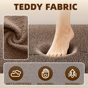 English Elm Modern Corduroy Floor Sofa Foldable Twin Sleeper Foam Filled for Dorms and Playrooms Brown W1885P446605