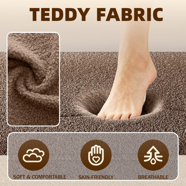 English Elm Modern Corduroy Floor Sofa Foldable Twin Sleeper Foam Filled for Dorms and Playrooms Brown W1885P446605
