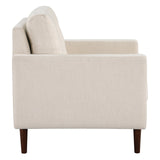 OSP Home Furnishings Grayburn Mid-Century Chair Cream