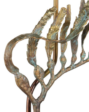 Currey & Company Latissima Table Lamp - Sculptural Brass Design With Kelp-inspired Elegance And Warm Ambient Glow Black Brass ,Cast Aluminum ,Iron 6000-1046-currey-company