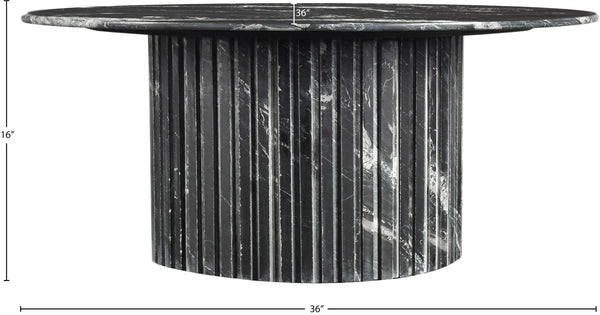 Genoa Black Coffee Table 248Black-CT Meridian Furniture