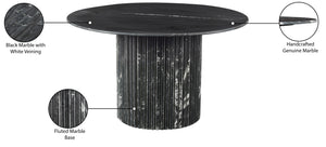 Genoa Black Dining Table 248Black-DT48 Meridian Furniture