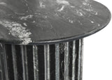 Genoa Black End Table 248Black-ET Meridian Furniture