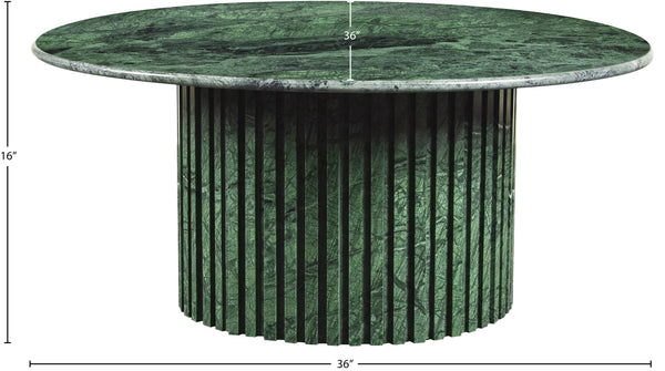 Genoa Green Coffee Table 248Green-CT Meridian Furniture