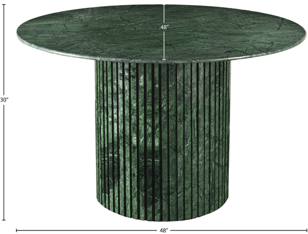 Genoa Green Dining Table 248Green-DT48 Meridian Furniture