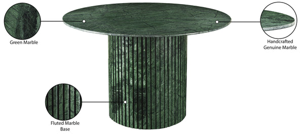 Genoa Green Dining Table 248Green-DT48 Meridian Furniture
