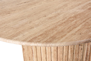 Genoa Beige Coffee Table 248Travertine-CT Meridian Furniture