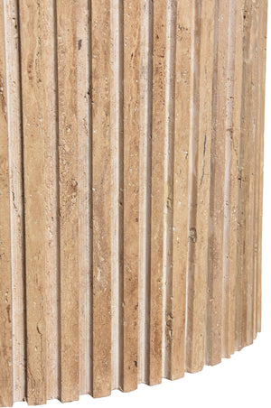 Genoa Beige Coffee Table 248Travertine-CT Meridian Furniture