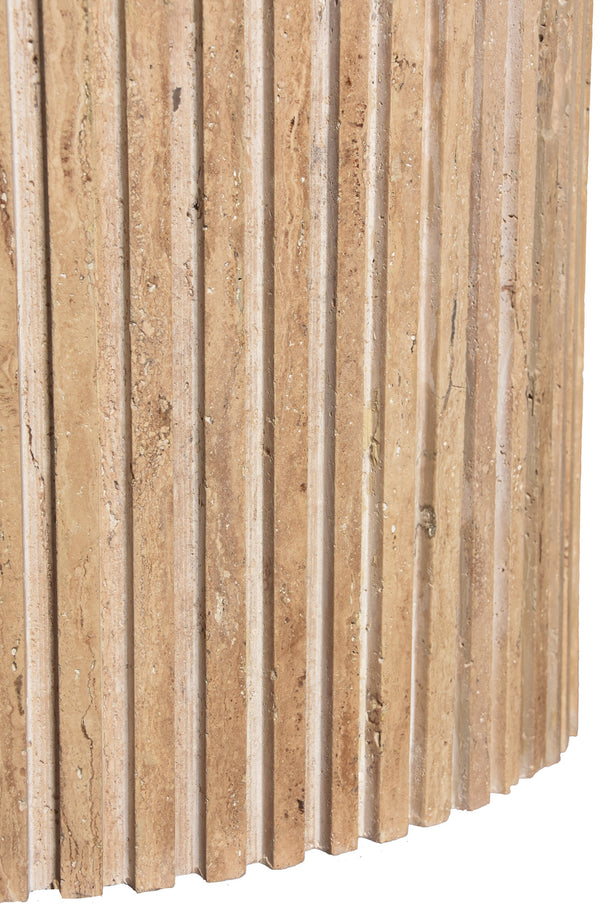 Genoa Beige Coffee Table 248Travertine-CT Meridian Furniture