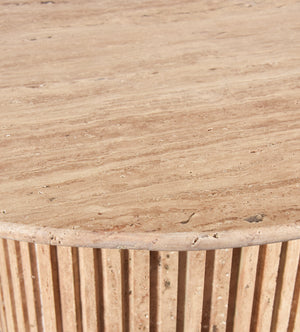 Genoa Beige Coffee Table 248Travertine-CT Meridian Furniture