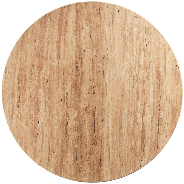 Genoa Beige Dining Table 248Travertine-DT48 Meridian Furniture