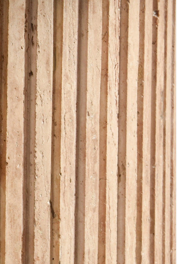 Genoa Beige Dining Table 248Travertine-DT48 Meridian Furniture