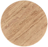 Genoa Beige End Table 248Travertine-ET Meridian Furniture