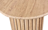 Genoa Beige End Table 248Travertine-ET Meridian Furniture