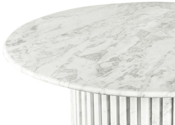 Genoa White Coffee Table 248White-CT Meridian Furniture