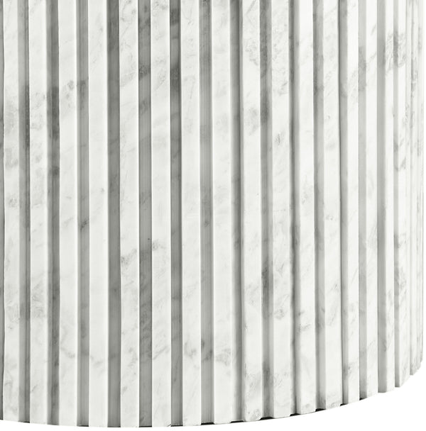 Genoa White Coffee Table 248White-CT Meridian Furniture