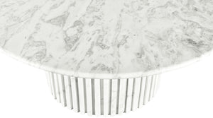 Genoa White Coffee Table 248White-CT Meridian Furniture