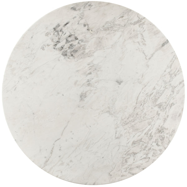 Genoa White Dining Table 248White-DT48 Meridian Furniture