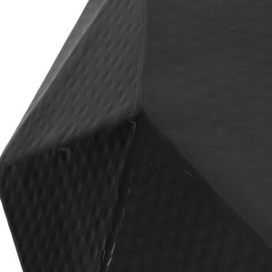 English Elm Christopher Knight Home® - Polygonal Hammered Aluminum Coffee Table in Black — Handcrafted, Rust-Resistant, Lightweight 29.5x29x13 71279.00