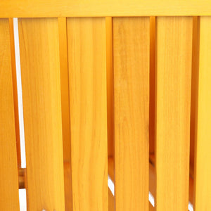 English Elm Wood Teak Square Planter Box for Porch Patio Garden - Stylish Outdoor Flower & Herb Container, Easy Assemble W495P315776