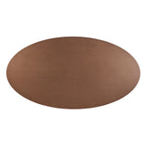 INK+IVY Mercer Mid-Century Oval Dining Table IIF20-0062 Bronze