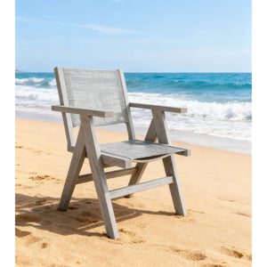 English Elm Lounge Light Gray Outdoor Chair - Durable, Weatherproof & Stylish For Patios, Gardens, Or Poolsides W2085P364100