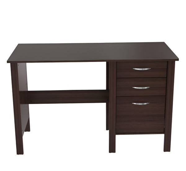 Homeroots 47" Espresso Computer Desk With Three Drawers   249800