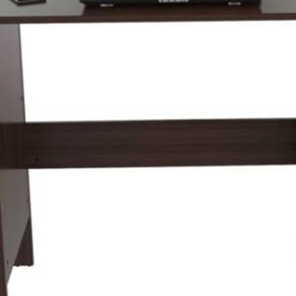 Homeroots 47" Espresso Computer Desk With Three Drawers   249800