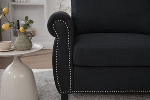 English Elm Sleeper Sofa Bed - Stylish 3-Seater Couch With Memory Foam Mattress, Perfect For Small Spaces & Guests W3696S00002-GIGA