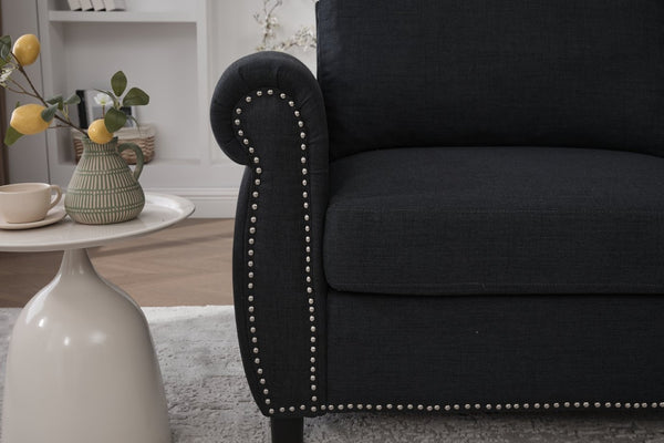 English Elm Sleeper Sofa Bed - Stylish 3-Seater Couch With Memory Foam Mattress, Perfect For Small Spaces & Guests W3696S00002-GIGA