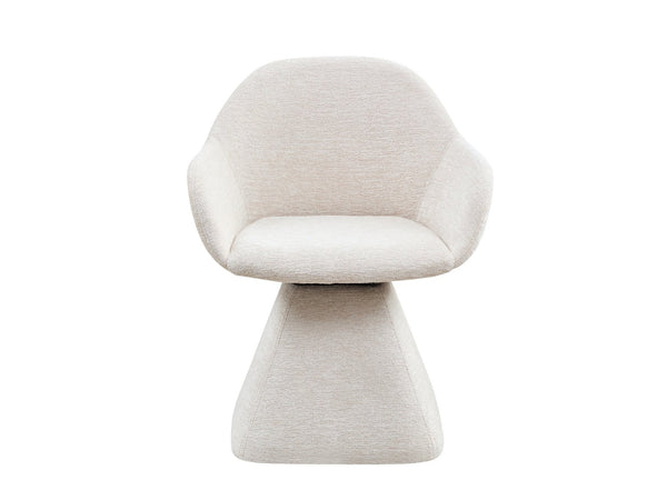 English Elm 180° Swivel Barrel Velvet Accent Chair Eucalyptus Base Ergonomic Living Room Seat W2664P462025