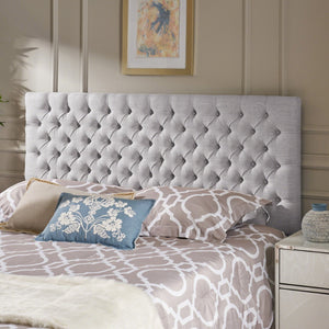 Christopher Knight Home® - Noble House - Jezebel Queen Button Tufted Fabric Headboard