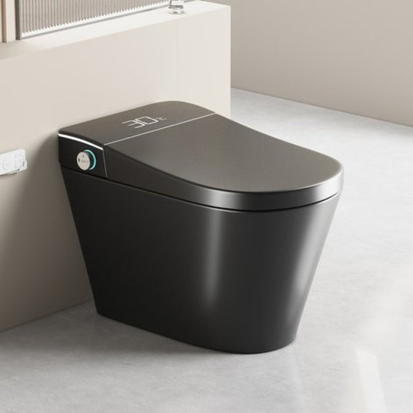 English Elm Unique Intelligent One-piece Toilet with Integrated Bidet Heated Seat and Auto Lid Black W3133P414563
