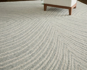 Feizy Rugs Wallace Hand-tufted Wool Area Rug – Stylish Abstract Design For High-traffic Spaces, Durable Comfort Gray,Ivory Wool Wal8a41fgry000f00