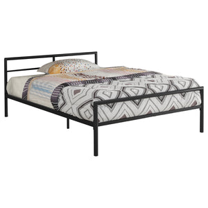 English Elm Blair Gunmetal Twin-Over-Full Workstation Bunk Bed with Built-In Desk Space-Saving Metal Loft Frame B062S00963