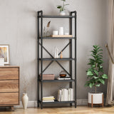 Christopher Knight Home® Noble House Metal Pipe Shelf With Fir Wood