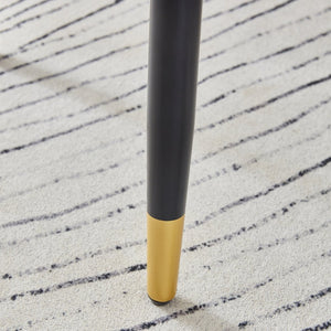 English Elm Table And Chair Set - 31.5" Modern Round Dining Table With Stylish Two-Tone Pu Chairs For Versatile Living W1151S02484-GIGA