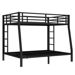 English Elm Metal Full Xl Over Queen Bunk Bed – Heavy-Duty, Space-Saving, Noise-Reducing Comfort For All Ages W1580S00238