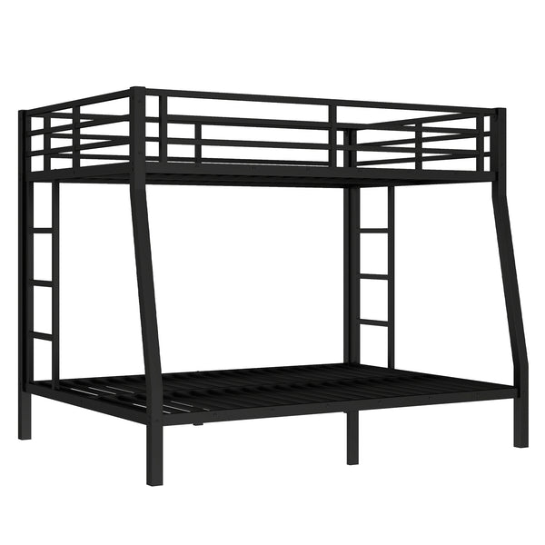 English Elm Metal Full Xl Over Queen Bunk Bed – Heavy-Duty, Space-Saving, Noise-Reducing Comfort For All Ages W1580S00238
