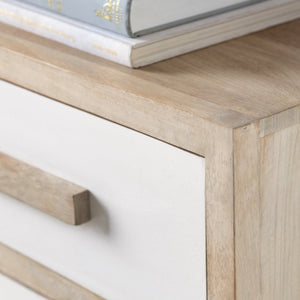 Crestview Collection Transitional 3 Drawer Accent Chest In Mango Wood – Modern Elegance With Natural Finish & Stability Brown Solid Wood Cvfnr4270