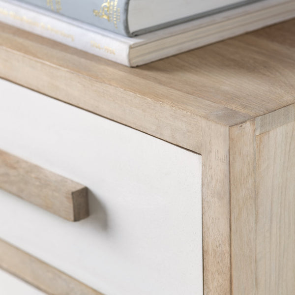 Crestview Collection Transitional 3 Drawer Accent Chest In Mango Wood – Modern Elegance With Natural Finish & Stability Brown Solid Wood Cvfnr4270