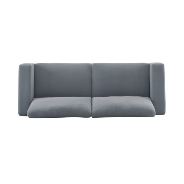English Elm Package Three Seat Woven Fabric Sofa Scandinavian Minimalist White Living Room Gray N767P240702G