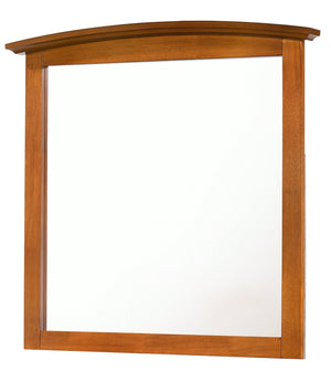 English Elm Hammond Contemporary Wood Veneer Mirror with Low-Distortion Glass, Slim 35x37 Profile for Small Spaces Oak 38 L x 39 W x 3 H B078108324
