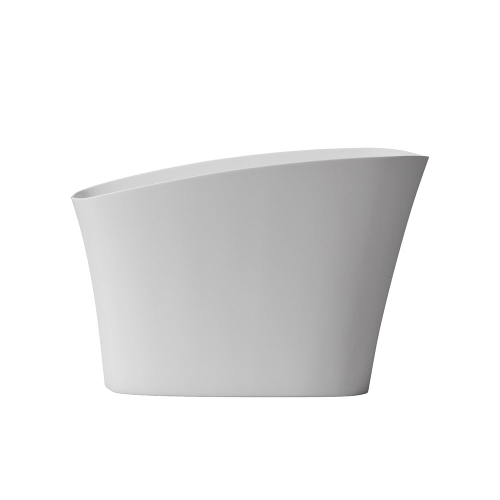English Elm 51" Freestanding Solid Surface Soaking Tub Deep Basin Matte Finish Spa Bath W2704P188410