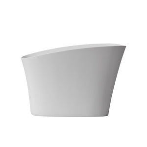 English Elm 51" Freestanding Solid Surface Soaking Tub Deep Basin Matte Finish Spa Bath W2704P188410