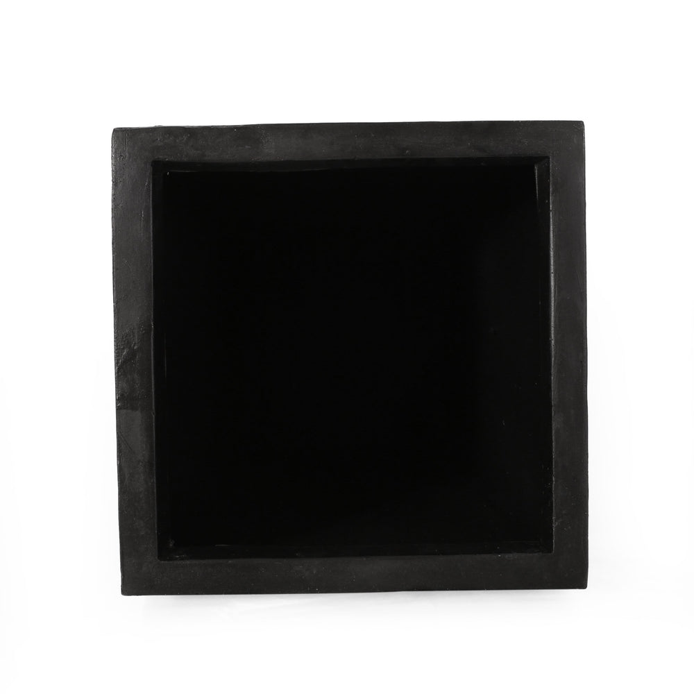 English Elm Christopher Knight Home® - ELLA Black Tapered Planter 13in x 28.5in - Lightweight Magnesium Oxide Concrete, Durable Outdoor Accent 69575.00BLK