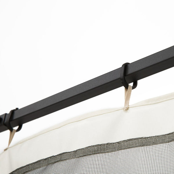 English Elm Outsunny Gazebo Mesh Sidewall Netting Four Zip Panels Bug Screen Patio Canopy W2225P200840
