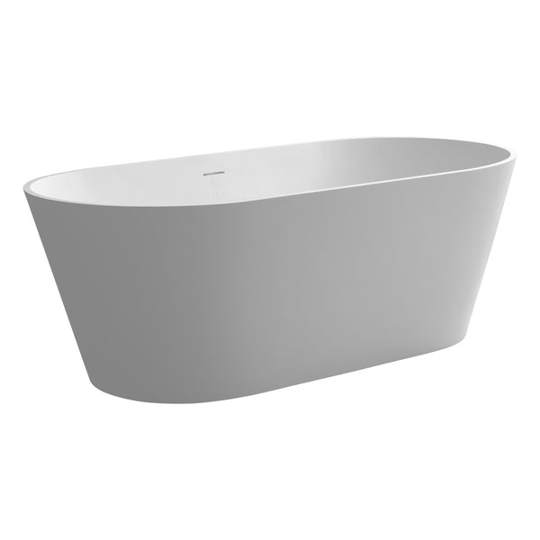English Elm 67 Inch Freestanding Soaking Tub Eco Stone Resin Matte Finish Spa Bath Retreat T3785P353957